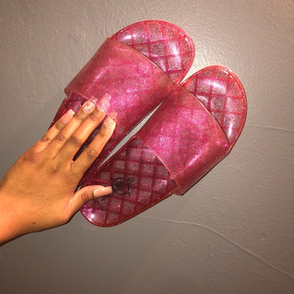 Pink jelly slides